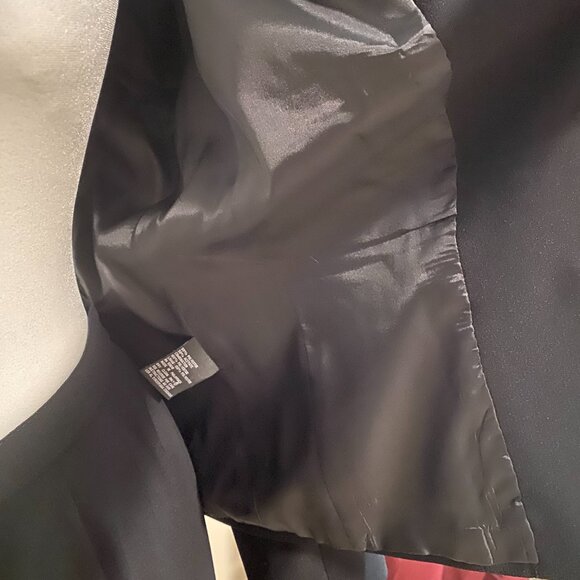 VINTAGE Jacqueline Ferrar 2 Piece Black Pencil Skirt Suit ~Style 40312 Size 10/6 - Picture 16 of 16